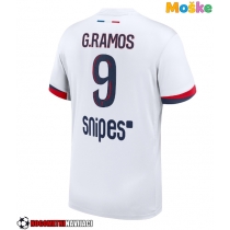 Moške Nogometnih dresov Paris Saint-Germain Goncalo Ramos #9 Gostujoči 2025-26 Kratki rokavi